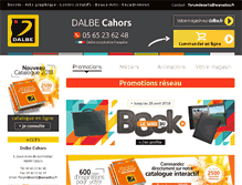 Tablet Screenshot of cahors.dalbe.fr