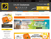 Tablet Screenshot of coutances.dalbe.fr