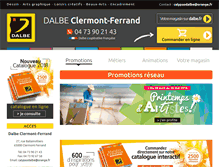 Tablet Screenshot of clermont-ferrand.dalbe.fr