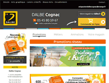 Tablet Screenshot of cognac.dalbe.fr