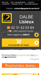 Mobile Screenshot of lisieux.dalbe.fr