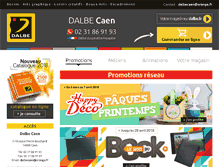 Tablet Screenshot of caen.dalbe.fr